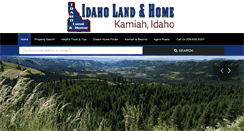 Desktop Screenshot of idaholandandhome.com